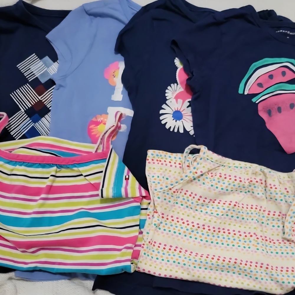 Girls Tommy Hilfiger tee/tank bundle